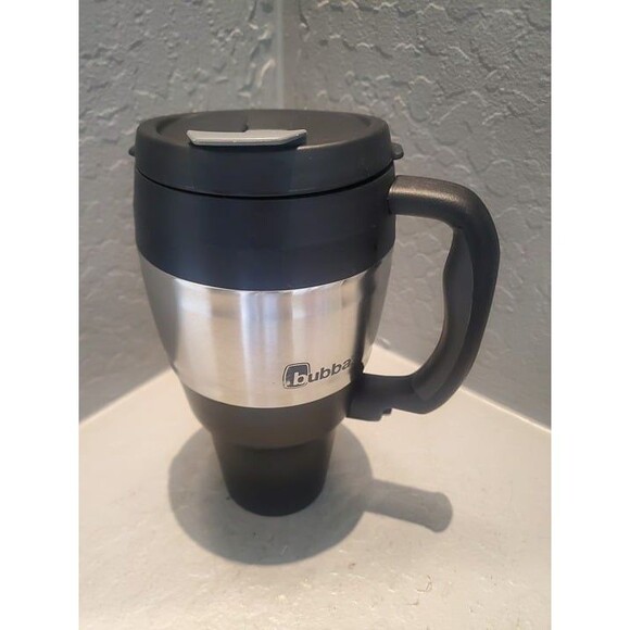 Black and Silver Bubba Travel Mug - Picture 1 of 8
